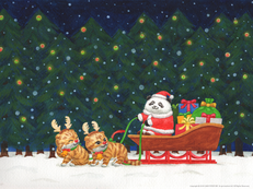 「ベビークリスマス from ベビーパンダちゃん」の画像